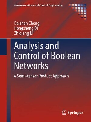 cover image of Analysis and Control of Boolean Networks